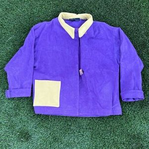 Jill Stern Wearable Art Womens Button Jacket Blazer